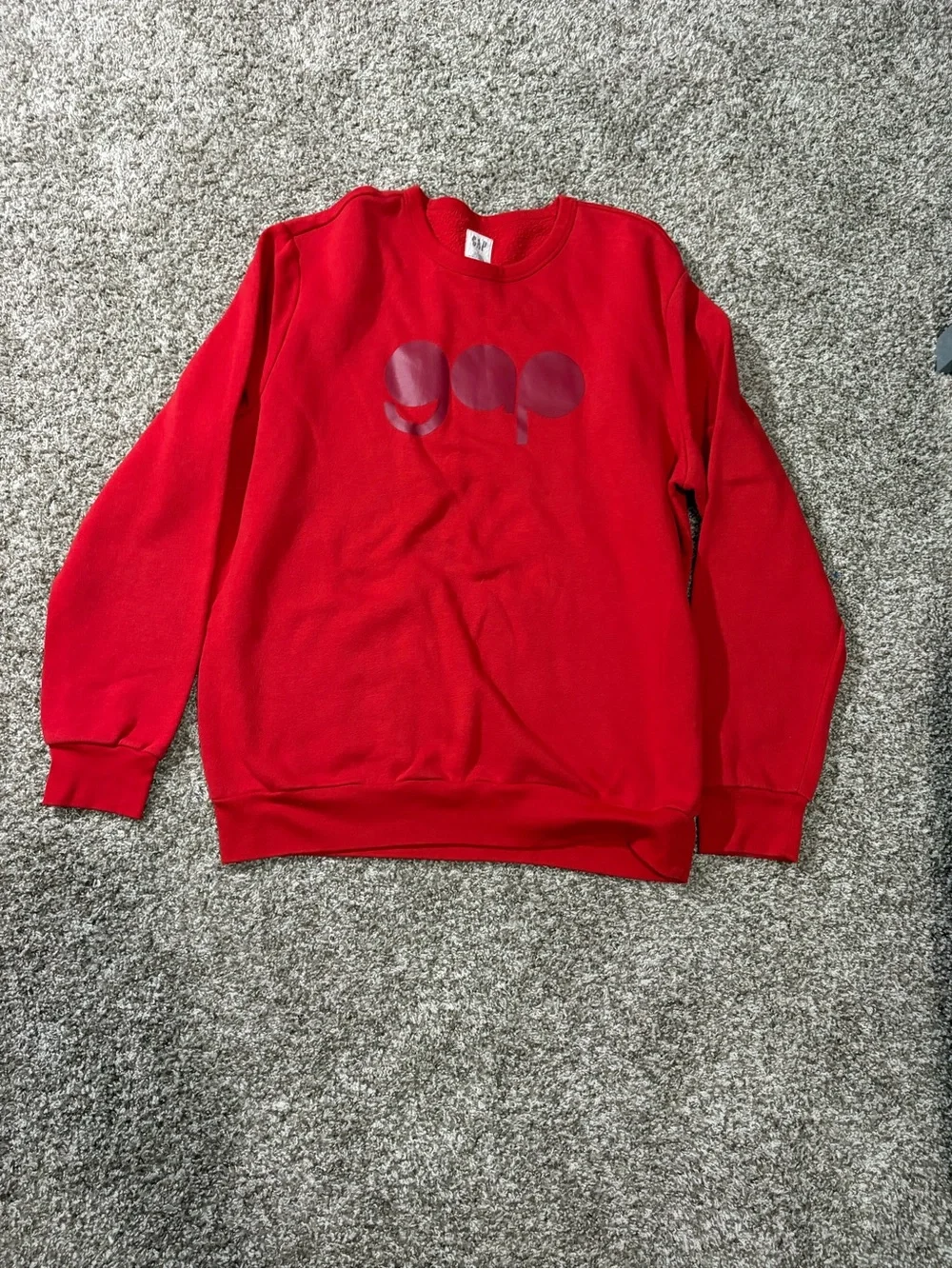 GAP Red Graphic Crewneck Sweatshirt